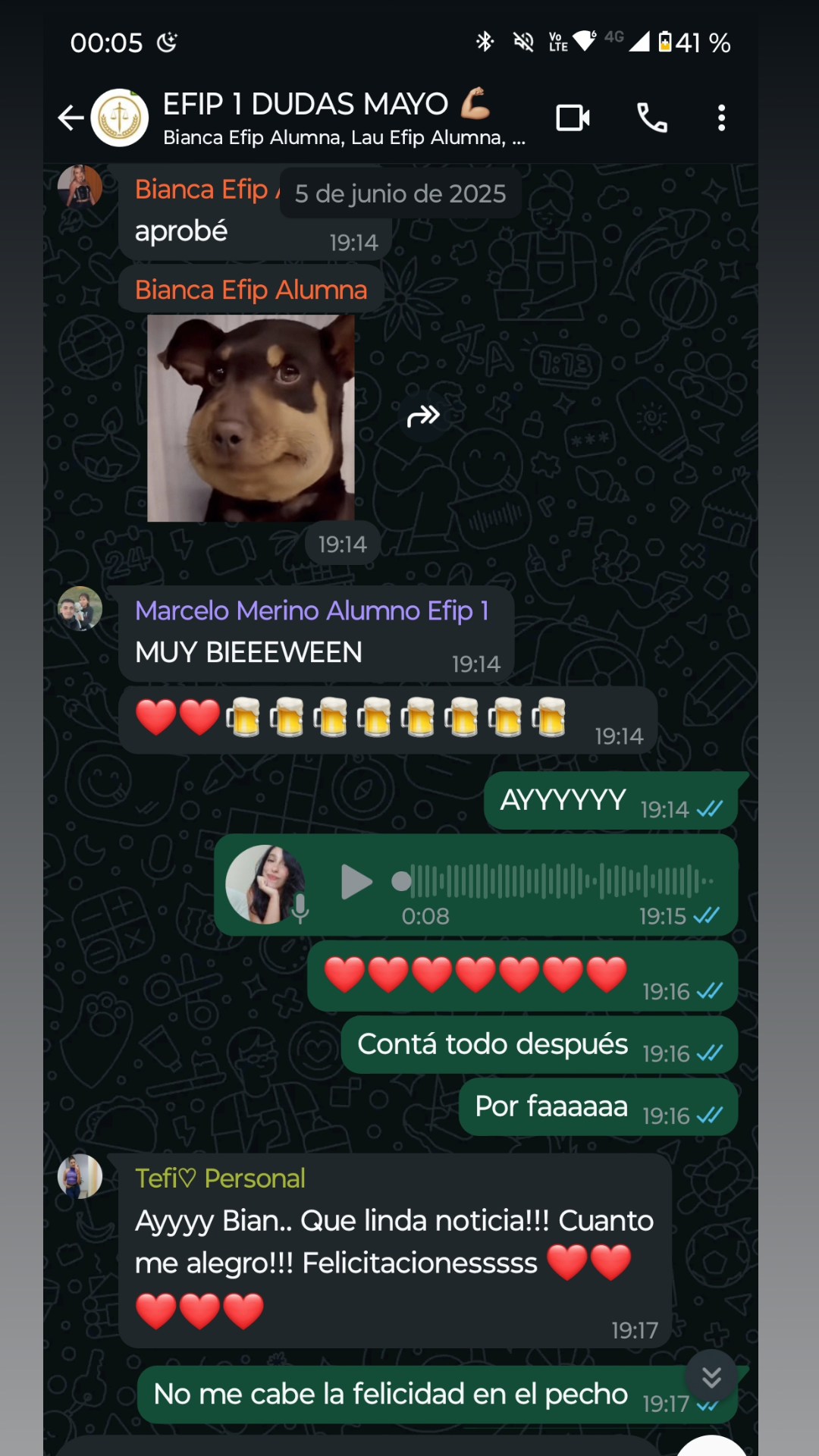 Agradecimiento alumno 2