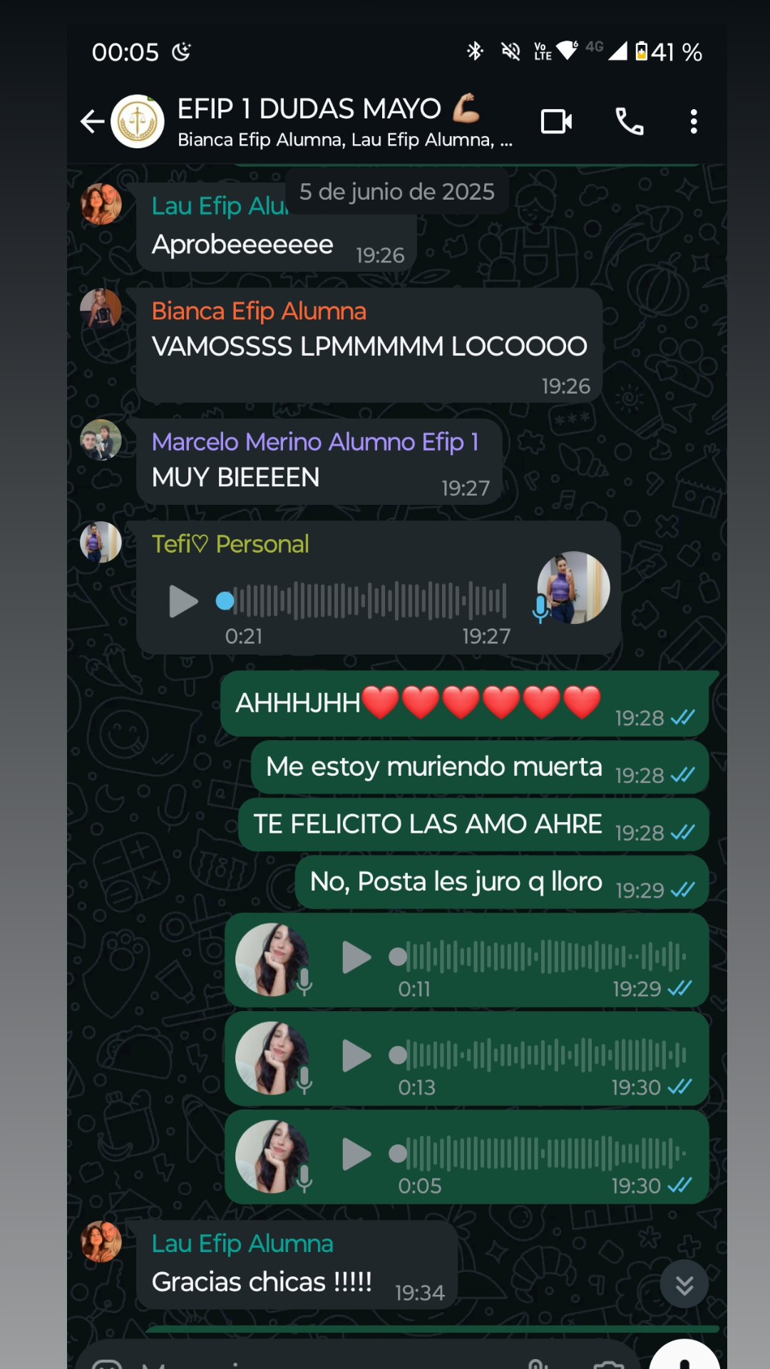 Agradecimiento alumno 3