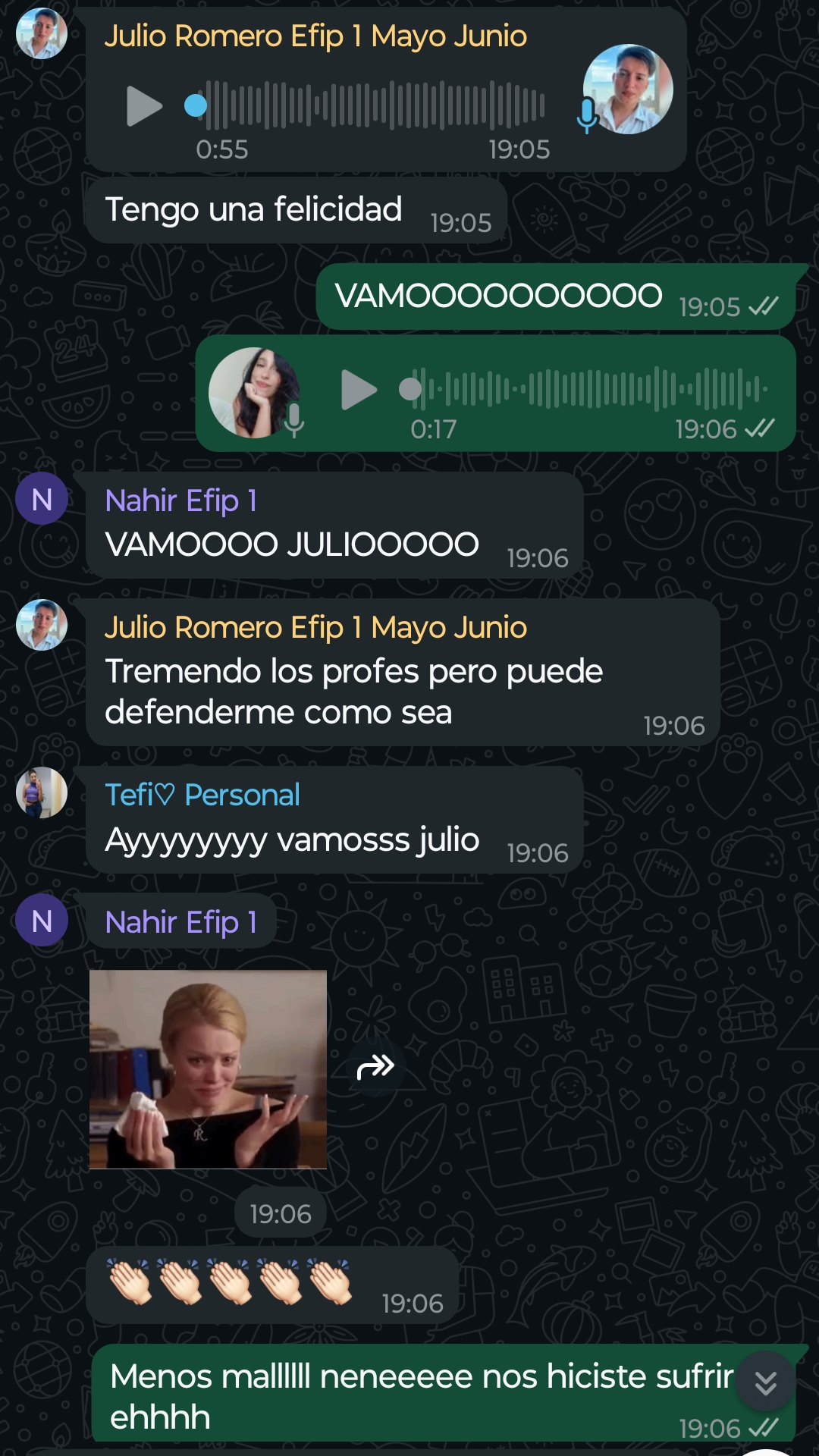 Agradecimiento alumno 9